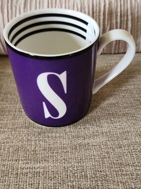 NWT Kate Spade Wickford To The Letter Monogram S By Lenox